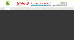 Desktop Screenshot of bilaltravel.com